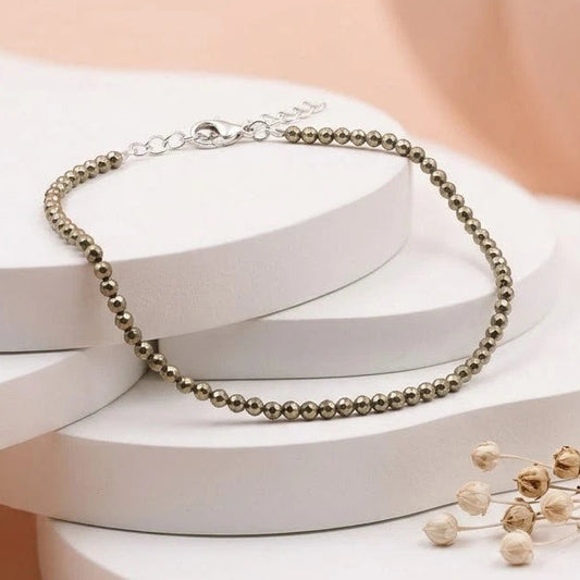 DaintyFacetedPyriteSilverAnklet_2