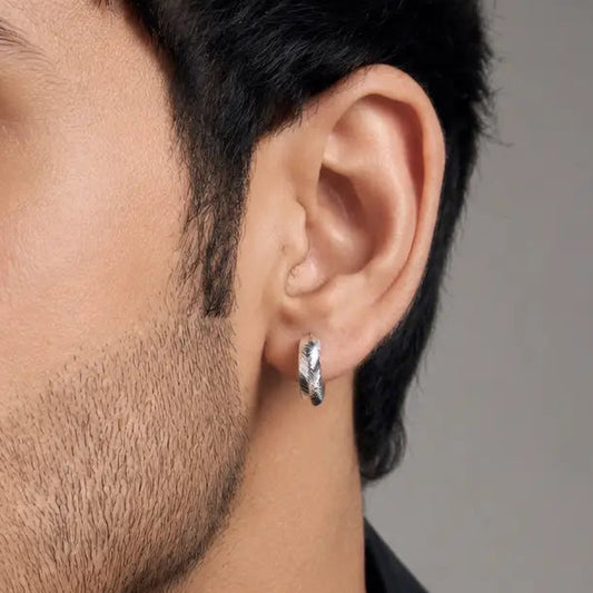 Everyday Wear 925 Silver Oval Hoops