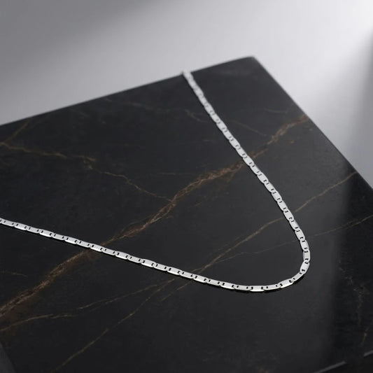 Lightweight Sterling Silver Everyday Chain for Boys and Girls