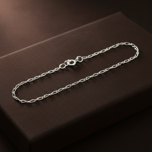Oval Link Chain Bracelet for Men & Women
