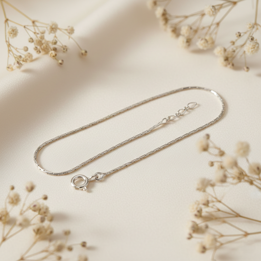 Premium Silver Sleek Chain Bracelet