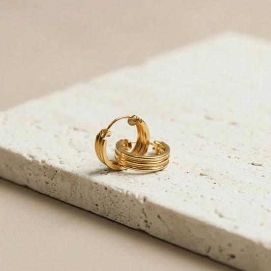 Ridge Unique Line Design Silver Bali for Men And Boys