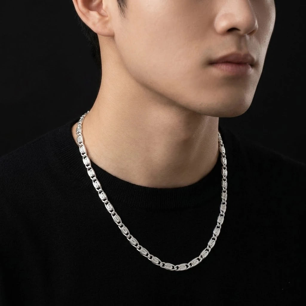 Silver Connecting Chain for Boys