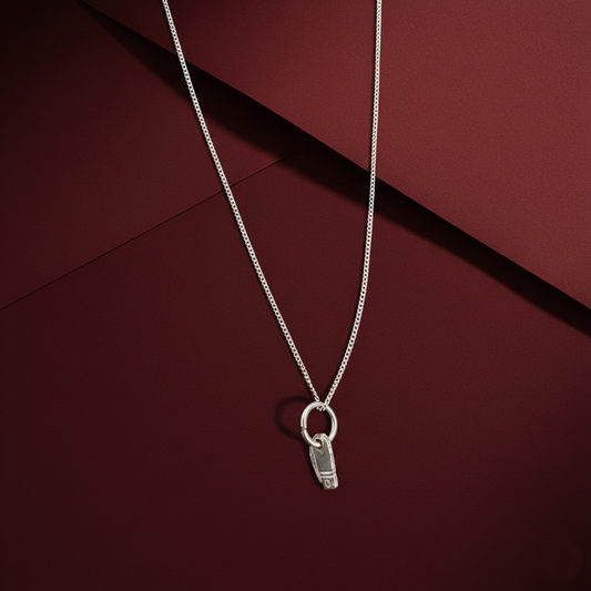 Silver Knife(chaku) Design Pendant