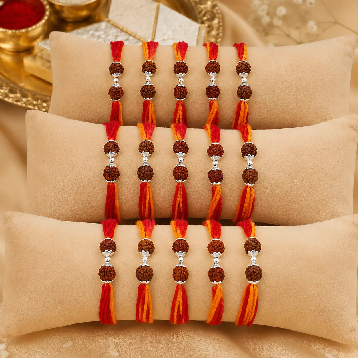Spiritual_Silver_Rakhi_Double_Rudraksha_Design_15_pcs