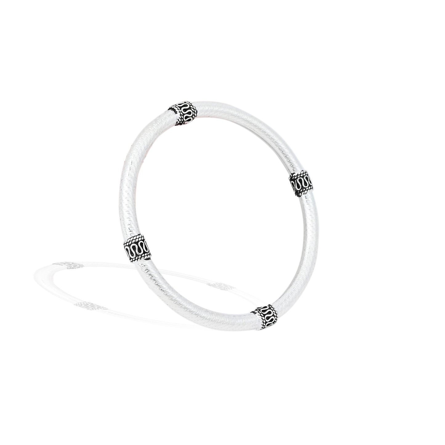 Sleek Silver Bracelet with Rising Radiance Design - Stylish and Timeless