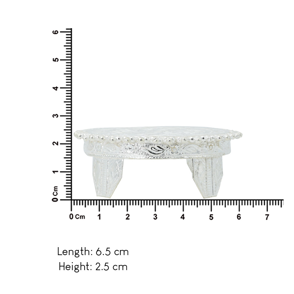 Elegant silver item designed for religious offerings