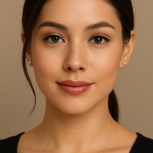 Classic White Pearl Stud Silver Earrings