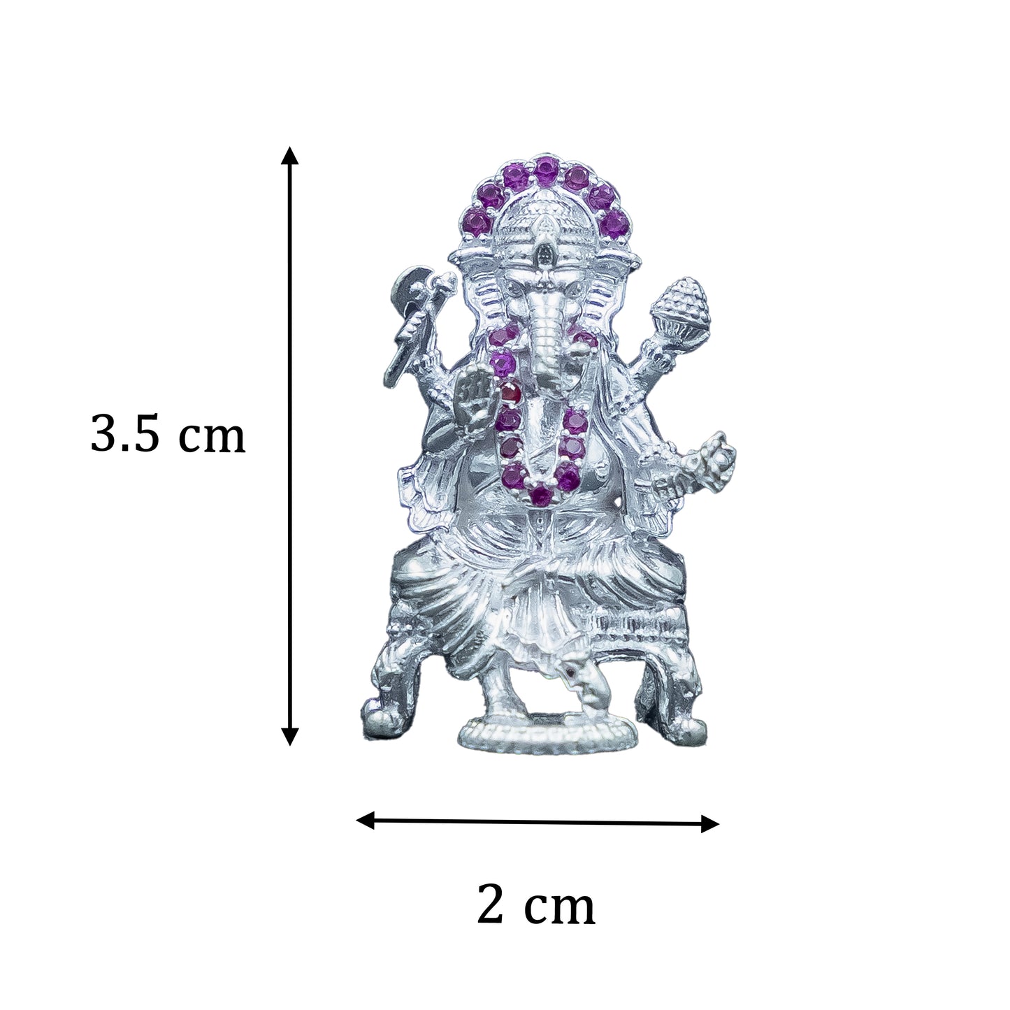 Adorn Your Home with the Divine Grace of Our Beautiful Silver Ganesha Idol