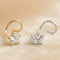 (Buy 1 get 1) Gold Polish Nose Pin with Star Multicolour Stones