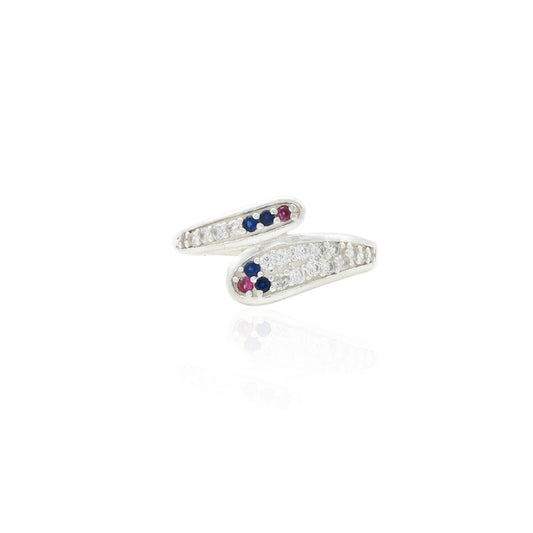 Silver ring featuring a vibrant solitaire gemstone for a colorful and striking look