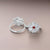 Silver Center Red Stone Flower Design Bichhiya for Girls