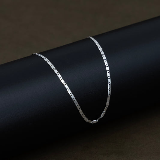 Lightweight Sterling Silver Everyday Chain for Boys and Girls