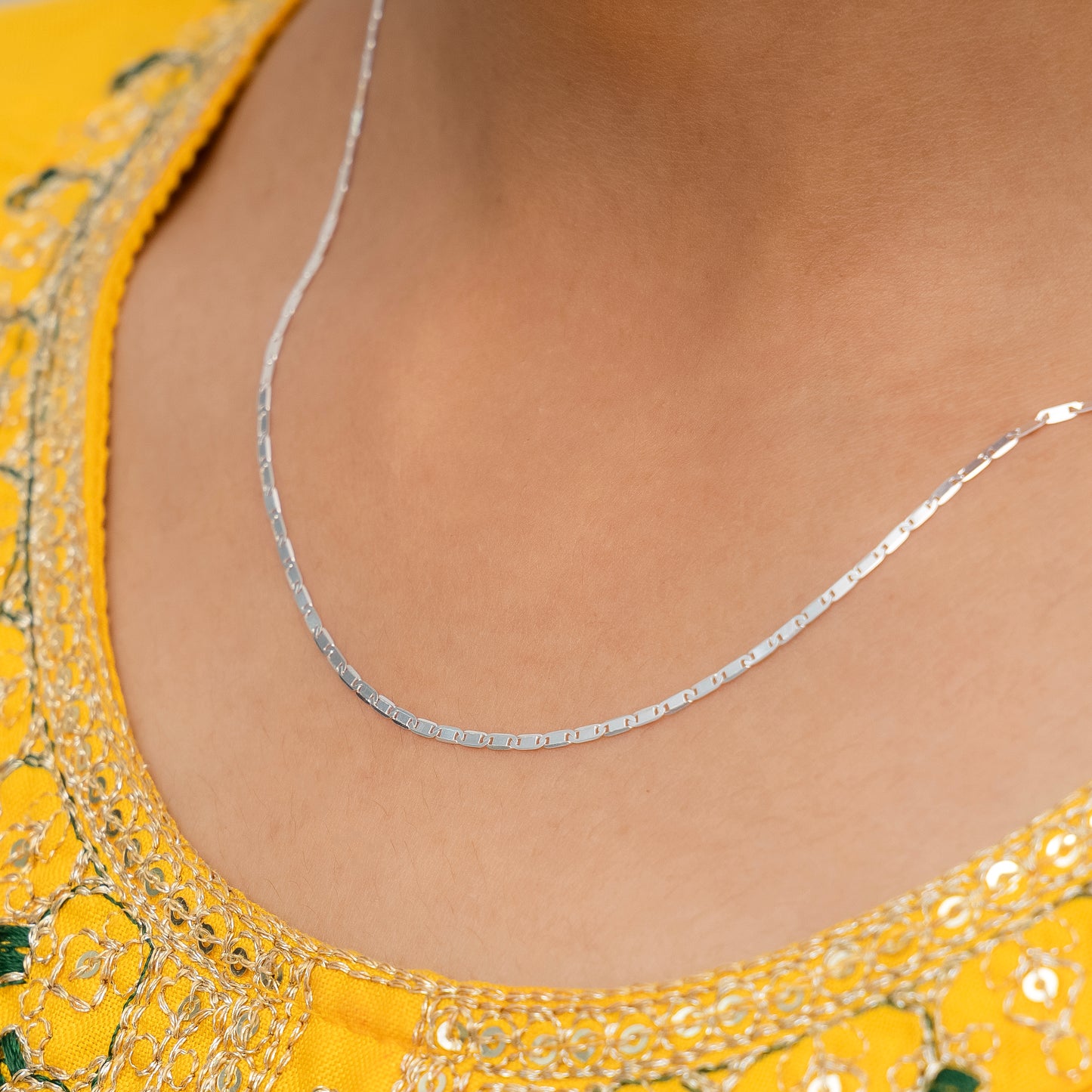 Lightweight Sterling Silver Everyday Chain