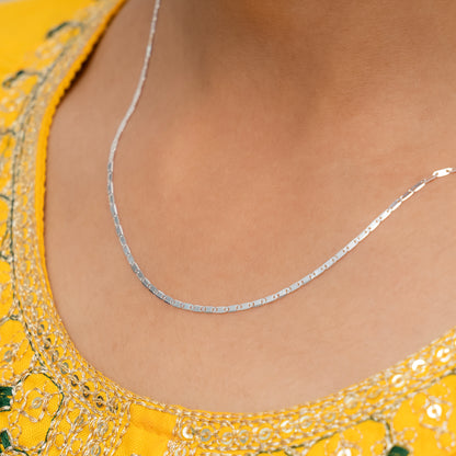 Lightweight Sterling Silver Everyday Chain