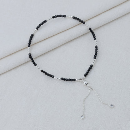 Classic Nazariya Bead Silver Anklet