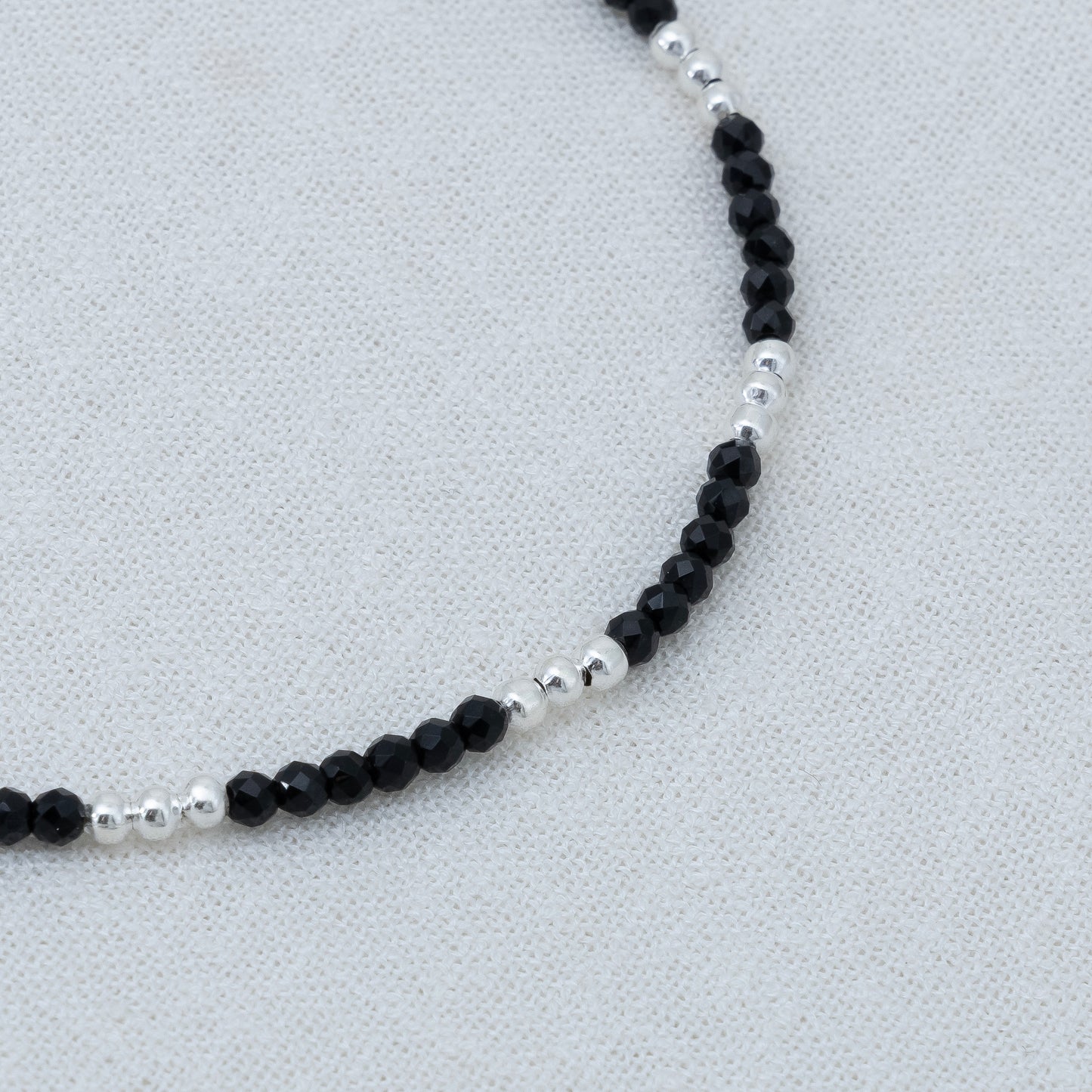 Classic Nazariya Bead Silver Anklet