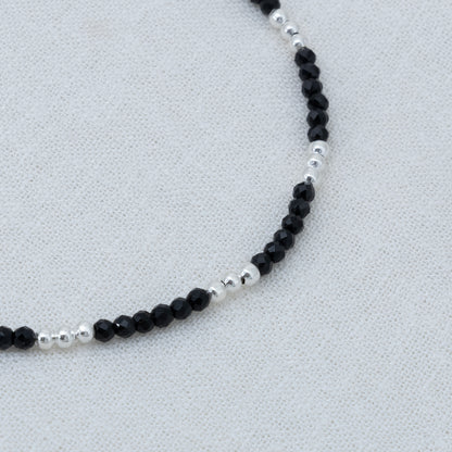 Classic Nazariya Bead Silver Anklet