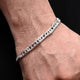 Sterling Silver Round Connecting Bracelet for Boys