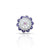 Silver Exclusive "Sparkling Grace" Blue Gemstone Ring for Women