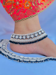 Buy Silver Anklets for Women | Silver Payal Design Online – Khushbu