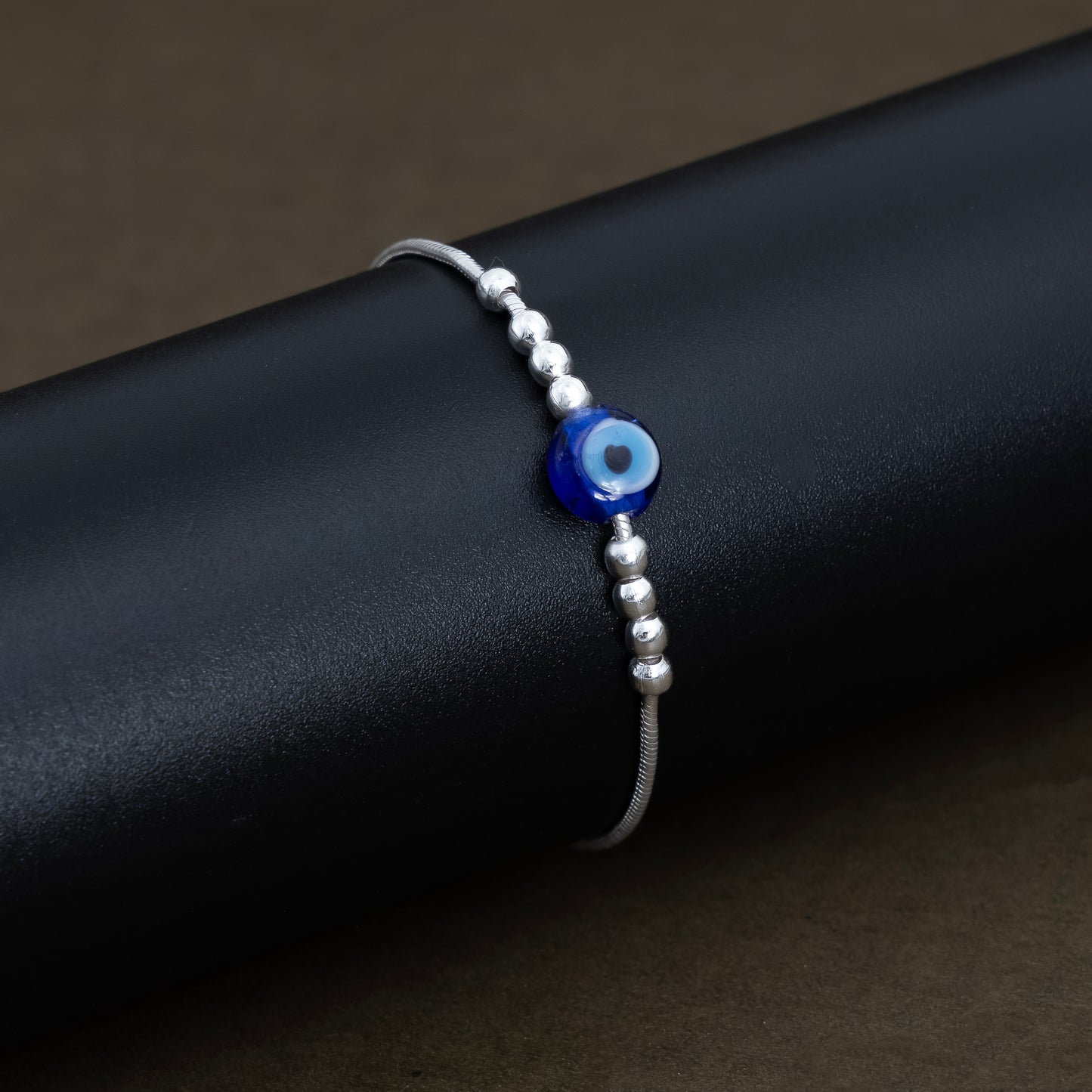 Good Luck Evil Eye Adjustable Bead Bracelet