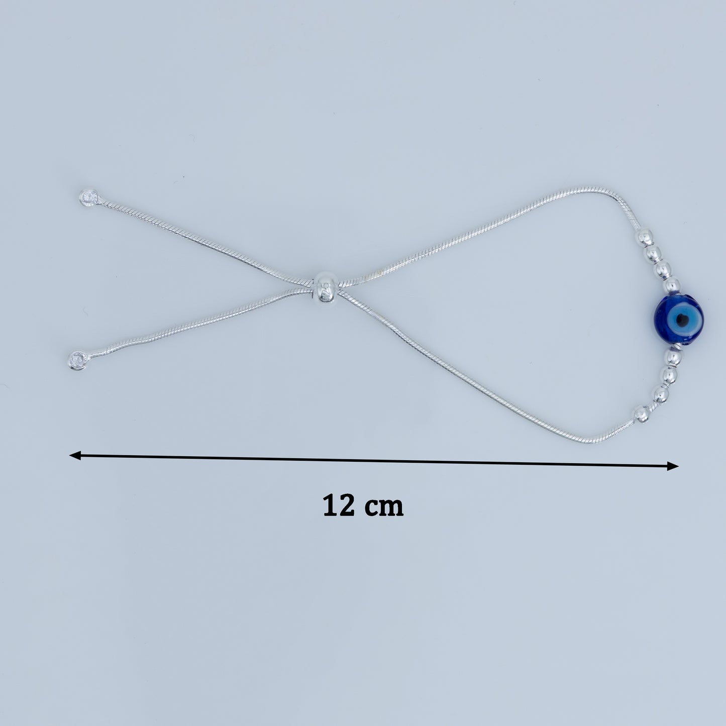 Good Luck Evil Eye Adjustable Bead Bracelet