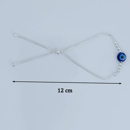 Good Luck Evil Eye Adjustable Bead Bracelet