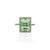 Sterling Silver 'Beauty of Nature' Green Ring for Girls