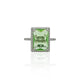 Sterling Silver 'Beauty of Nature' Green Ring for Girls