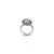 Sterling Silver Colorful Flower Design Ring for Girls