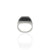 Elegant Sterling Silver Men's Ring with Glory of Black Design