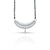 Sterling Silver Curve Arrow Design Mangalsutra for Girls