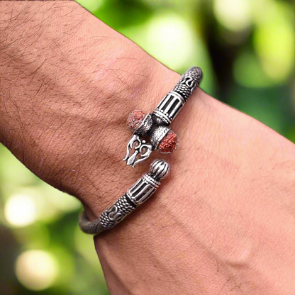 Hand Chandi Ka Bracelet New Design Boy Pure Silver Chandi Oxidized