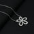 Silver Blooming Flower Chain With Pendant