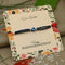Silver Center Evil Eye with Silver and Blue Beads Rakhi for Boys