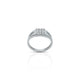 Sterling Silver "Masculin Affection" CZ Ring for Men