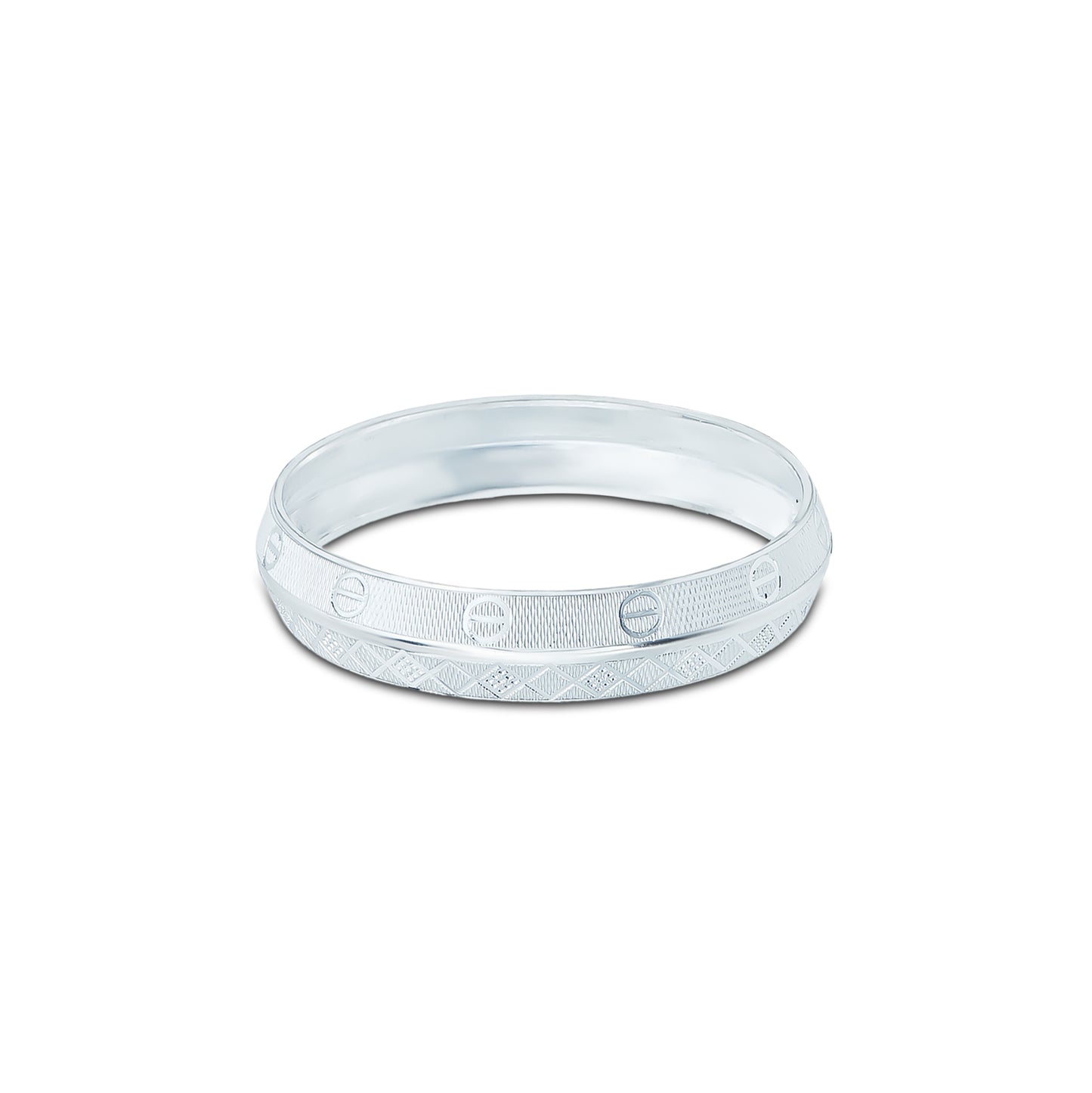 Classic Sterling Silver Men's Kada – Timeless Elegance