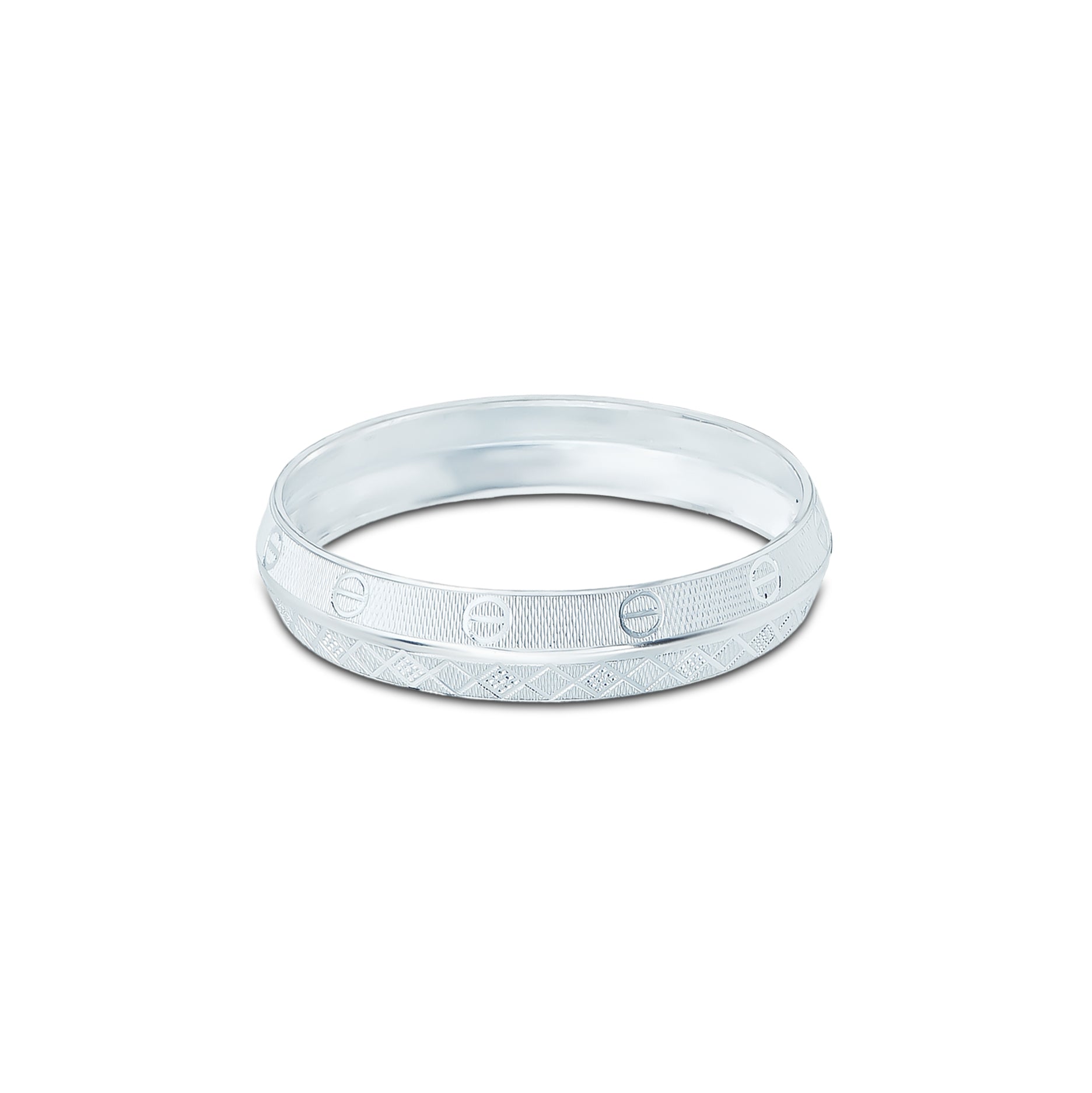 Classic Sterling Silver Men's Kada – Timeless Elegance