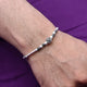 925 Sterling Silver Featuring Beads Bracelet For Boys