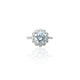 Sterling Silver 'Blaze of the Grace' Cubic Zirconia Ring for Women