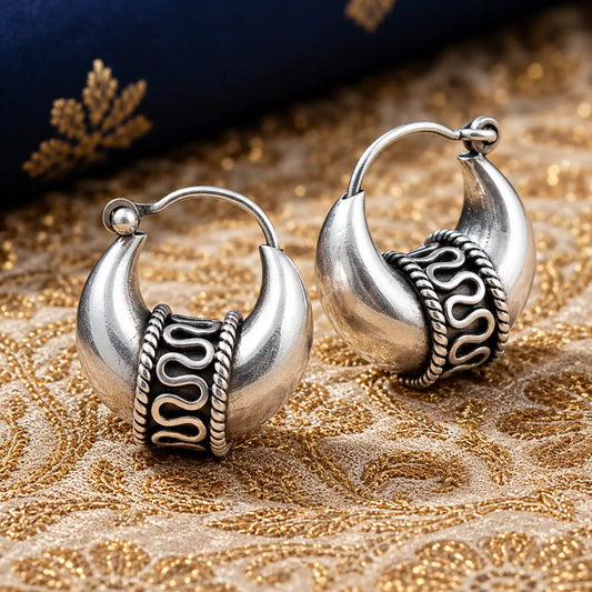 Royal Oxidized Silver Boy's Bali