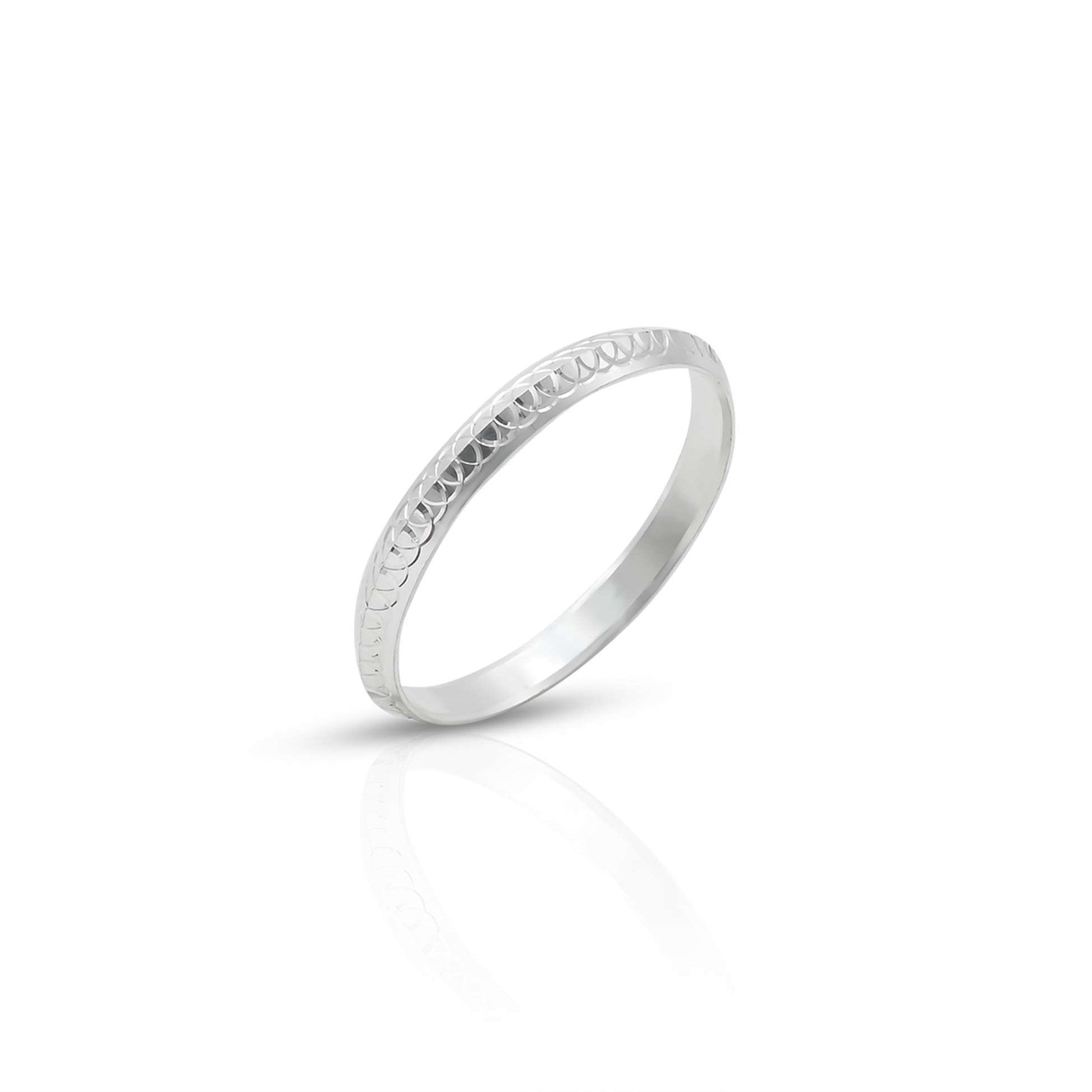 Buy Trendy Circular Designs Silver Kada for Boys, Khushbu Jewellers