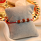 Trio Rudraksh Rakhi in Silver