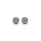 Multicolor Stones Silver Earring For Girls