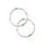 Silver elite fashionable girls' kada with a modern design