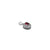 Elegant silver pendant with a central maroon gemstone in an oval-shaped design for girls