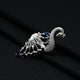 Silver Rare Peacock Design Ring