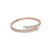 Elegant rose gold silver kada featuring American diamonds, perfect for girls