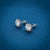 Multicolor Stones Silver Earring For Girls